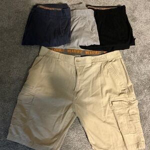 Bundle of 4-Men's Cargo Shorts- 40 Waist